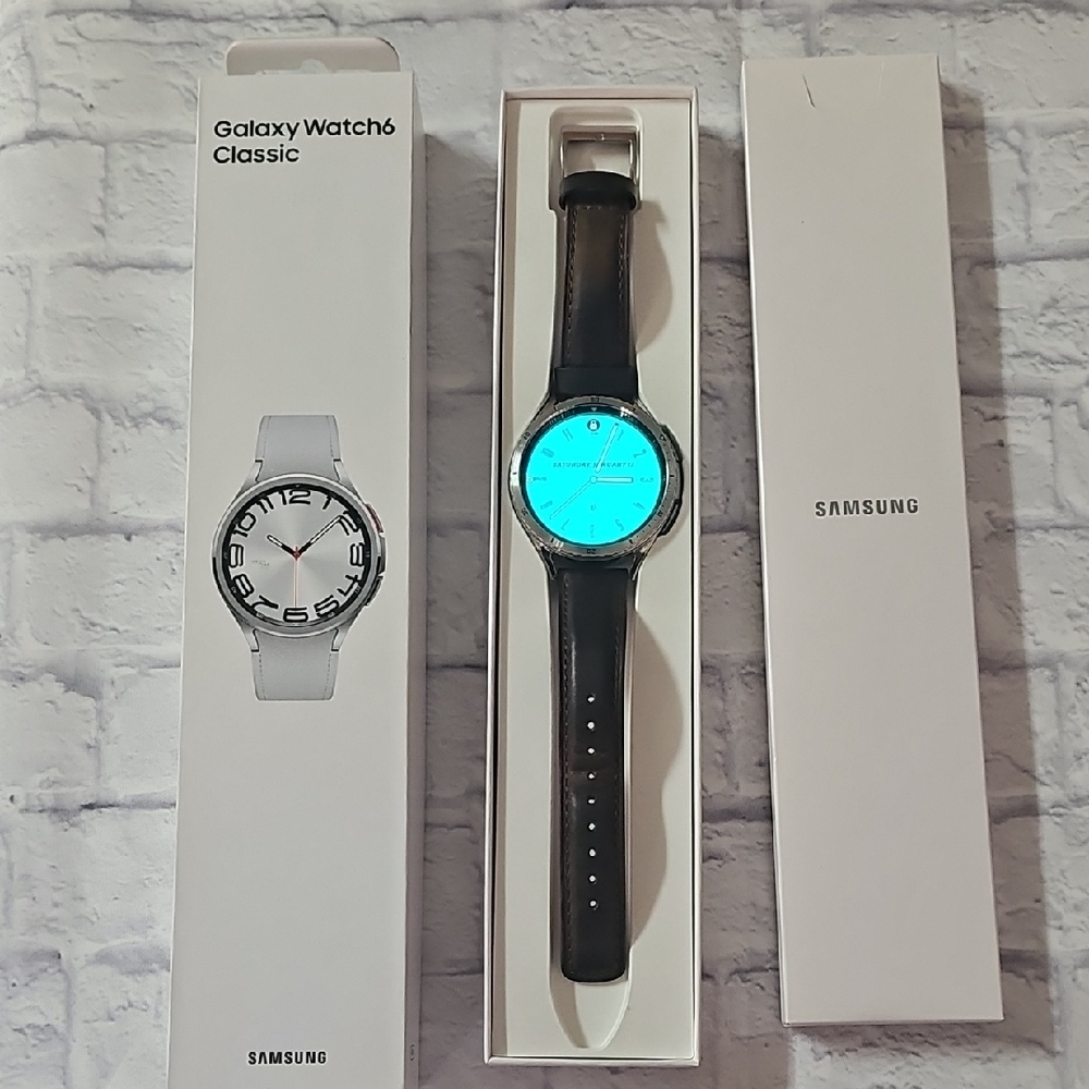 Samsung Galaxy Watch 6 Classic with Multiple Watch Bands!